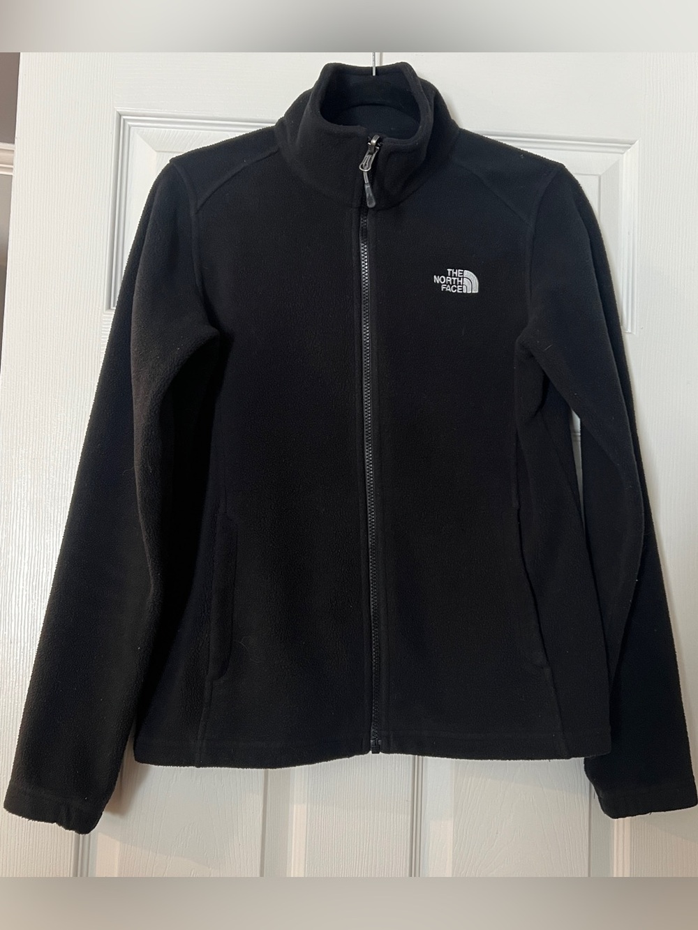 The North Face Womens Black Tech Full Zip Fleece Small